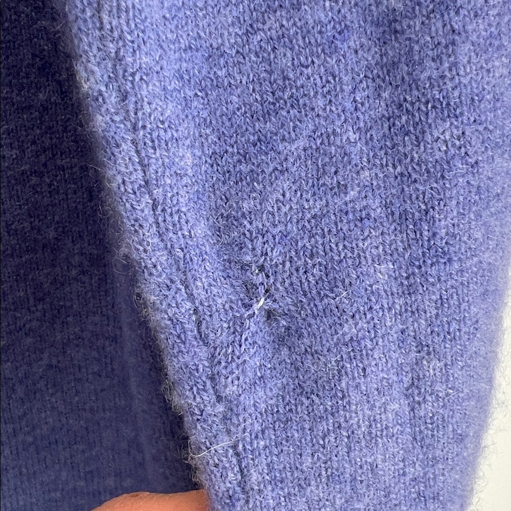 Lot Of Cashmere Sweaters Flawed Crafting DIY Mending Projects Gray Purple Soft - Picture 8 of 12